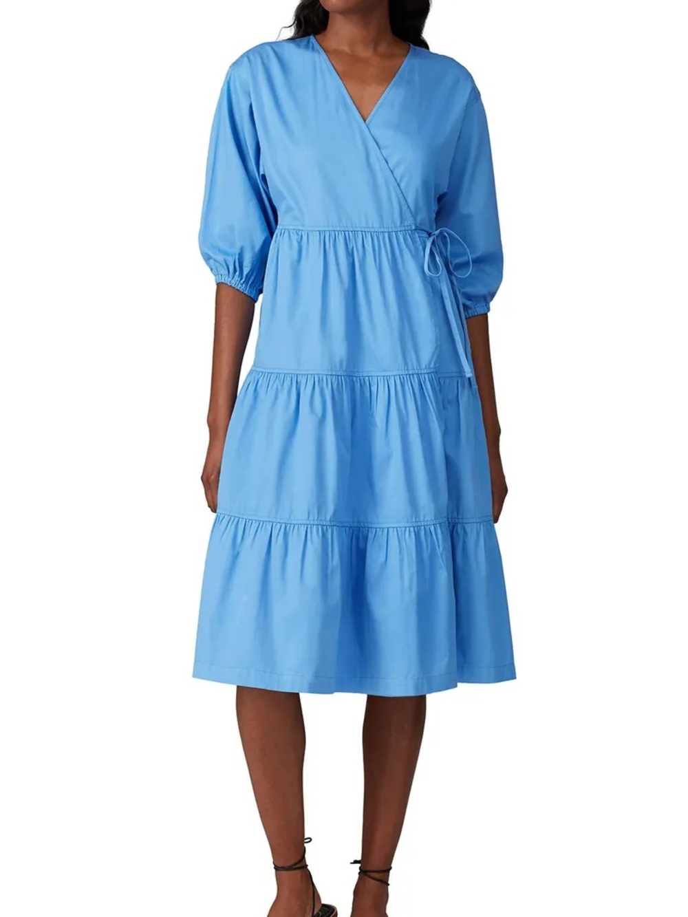 Sweet Baby Jamie Midi Wrap Dress